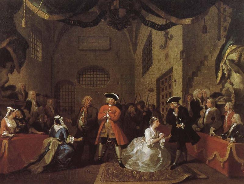 William Hogarth Beggar s opera Spain oil painting art